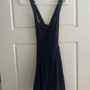 Outdoor Voices Deep Blue Backless Dress